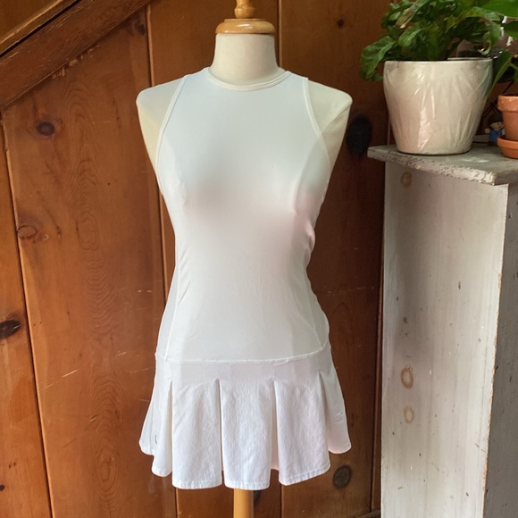 Lolë Tennis Dress with Pleated Skirt - Picture 2 of 9